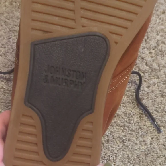 Johnston & Murphy Tan Leather Chukka Boots - Picture 3 of 7